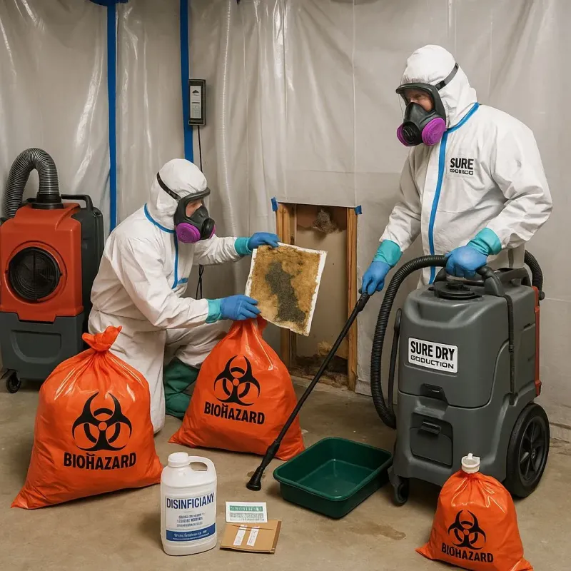 Contaminated Water Handling Protocols process in Eldridge, IA